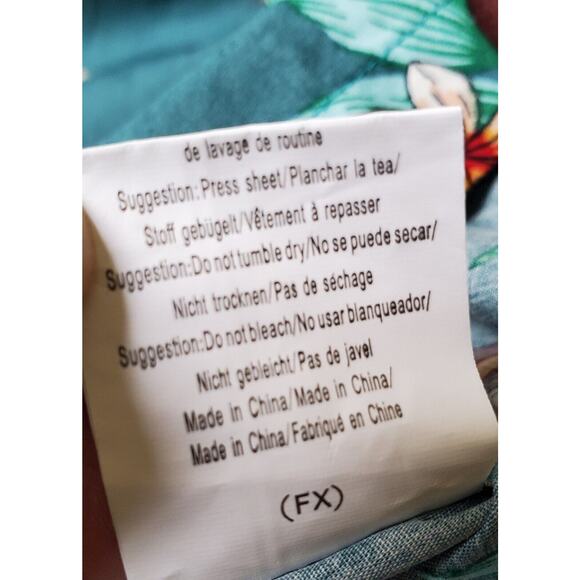 COOFANDY Hawaiian Aloha Shirt Short Sleeve Casual Button Down Floral Ukelele L - Picture 7 of 10